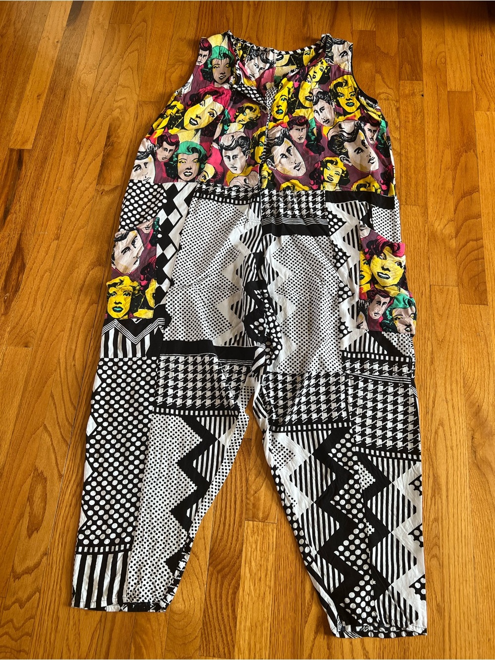 Colorblock Pop Art Jumpsuit -